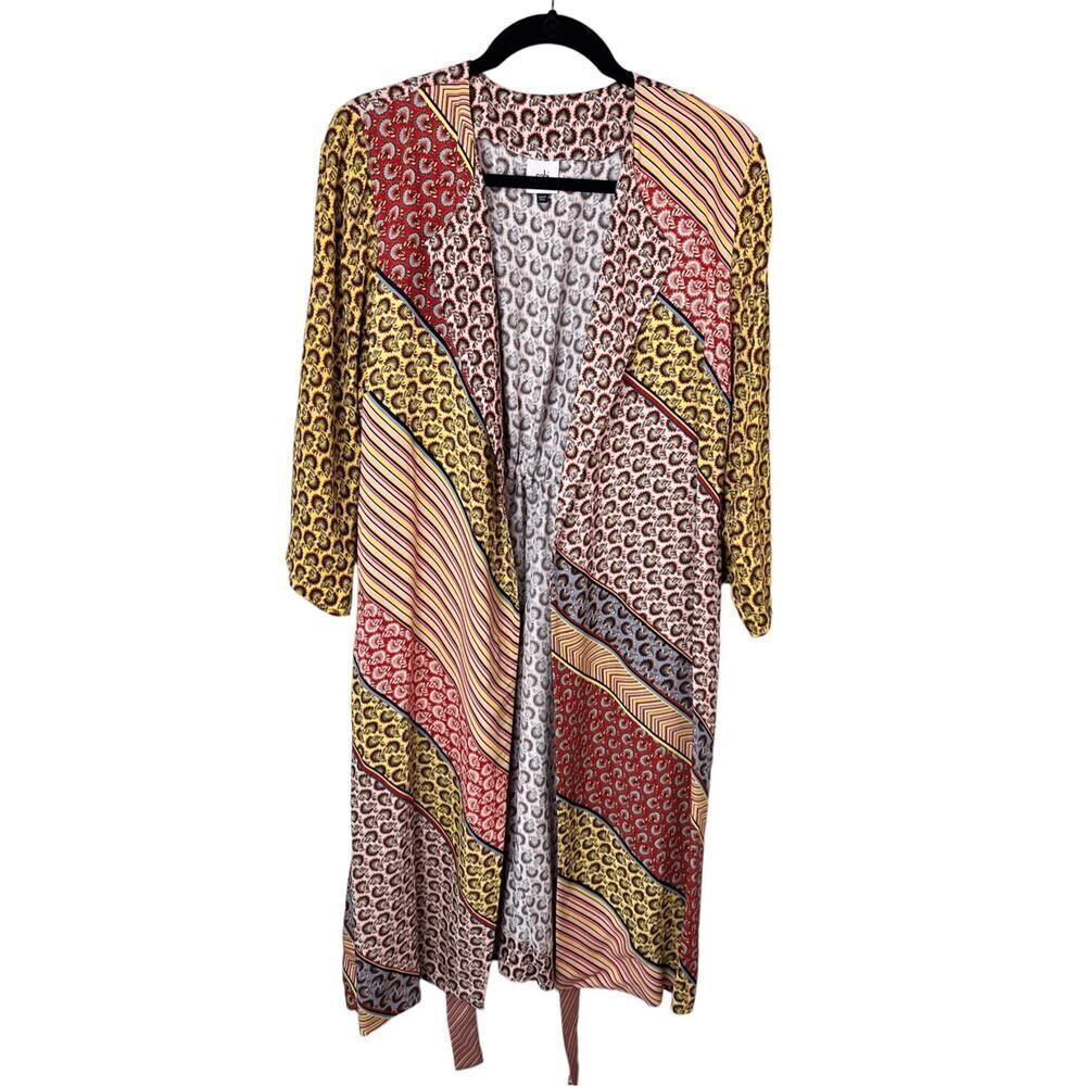 CABI 5664 Poet Jacket Duster Cardigan Kimono Sz S